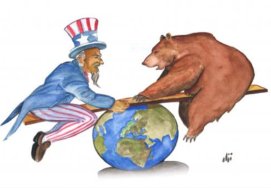 Uncle Sam Soviet Bear